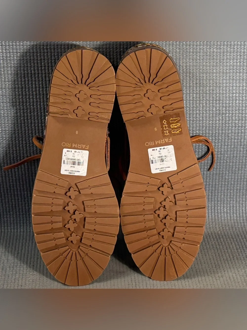 FARM Rio Women's Printed Boat Shoes Size 8 US 39 EU